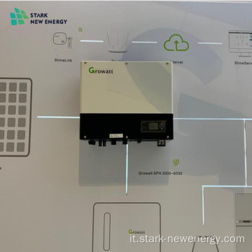 Inverter solare ibrido Growatt da 6KW